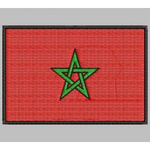 Parche Bordado Bandera MARRUECOS