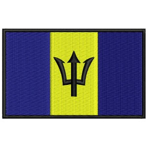 Parche Bordado Bandera BARBADOS