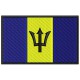 Parche Bordado Bandera BARBADOS
