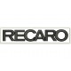 Parche Bordado RECARO (Bordado NEGRO / Fondo BLANCO)