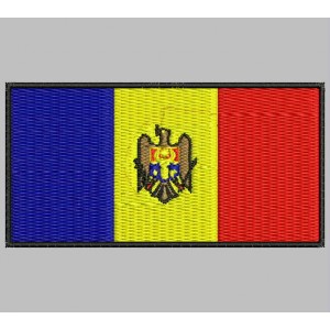 Parche Bordado Bandera MOLDAVIA