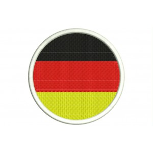 Parche Bordado Bandera ALEMANIA (Circular)