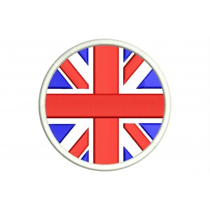 Parche Bordado Bandera REINO UNIDO (UK) (Circular)