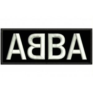 Parche Bordado ABBA