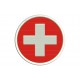 Parche Bordado Bandera SUIZA (Circular)