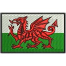 Parche Bordado Bandera GALES