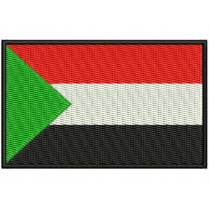 Parche Bordado Bandera SUDAN